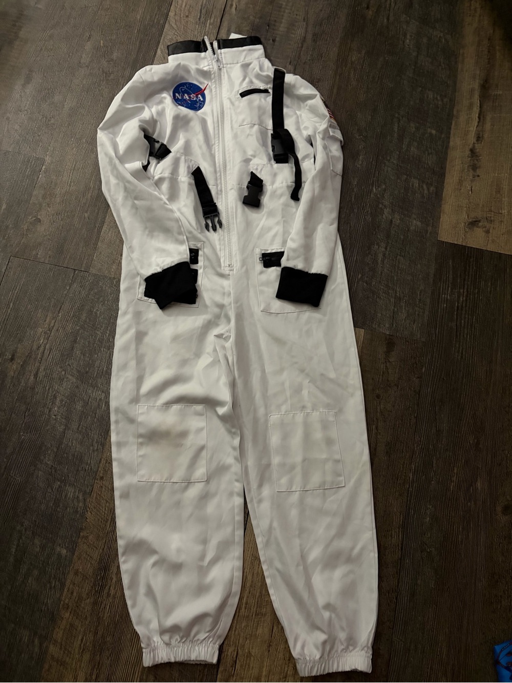 Spirit White and Black Kids Astronaut Costume Jumpsuit
